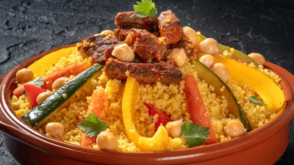 Voyagez au cœur de la cuisine berbère. Du couscous traditionnel aux tajines mijotés, découvrez des recettes ancestrales riches en épices, partage et terroir.
